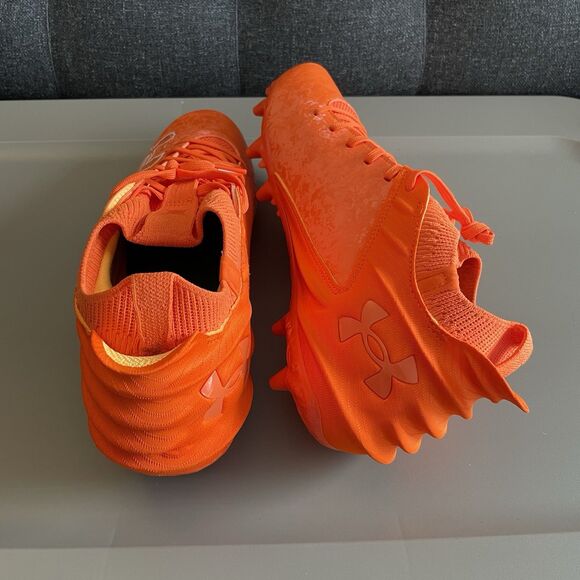 Under Armour Blur 2 MC Suede Orange Football Cleats 3027978-800 Men’s Size 13.5 main image 4